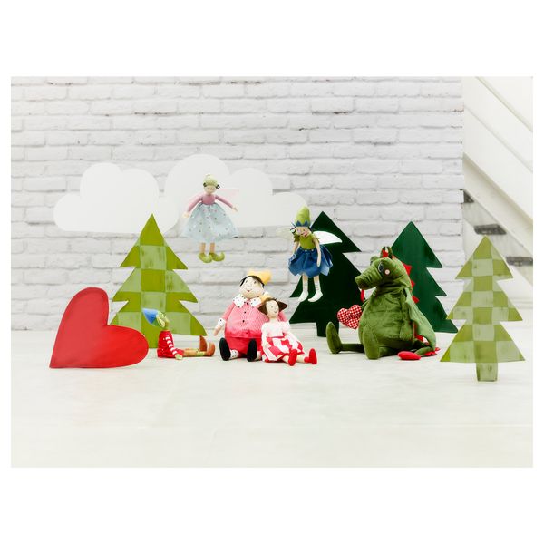 Мягкая игрушка ГУЛЛГОССЕ, король - схема-чертеж с размерами