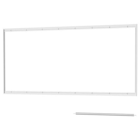 LYSEKIL Планка для настенн панели - алюминий 120 см