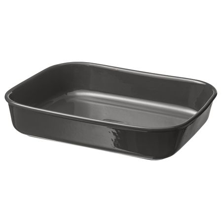 Форма для духовки, прямоугольной формы/темно-серый 33x26 см IKEA VARDAGEN ВАРДАГЕН 703.726.00