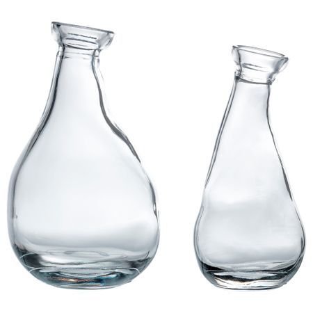 Набор ваз, 2 штуки ВОРВИНД, прозрачное стекло