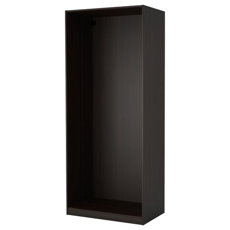 Каркас гардероба, черно-коричневый 100x58x236 см IKEA PAX ПАКС 301.559.05