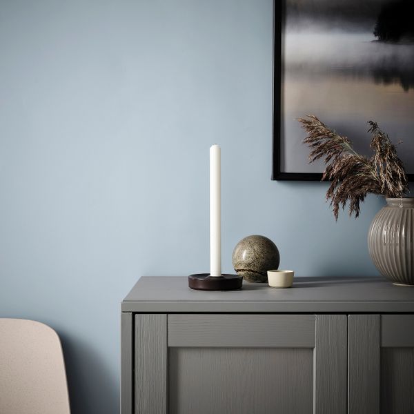 Подсвечник, темно-коричневый 11 см IKEA ÄROFULL ЭРОФУЛЛ 005.013.75 - фото 2