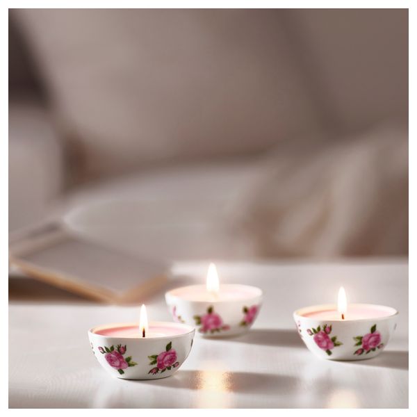 Ароматическая свеча в стакане ДРЁМЛИК, букет роз - фото 2