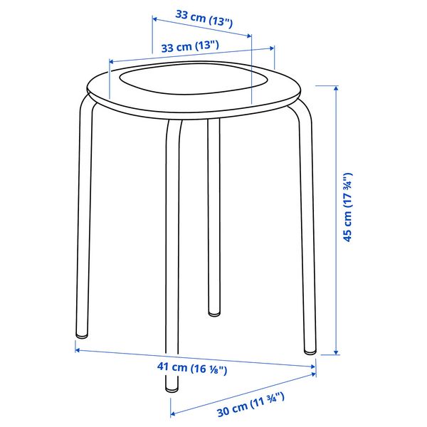 IKEA, дополнительный ракурс - схема-чертеж с размерами