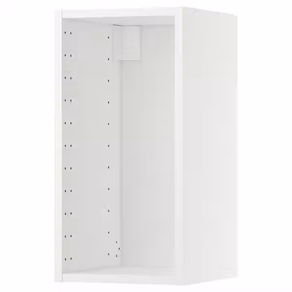 METOD Каркас навесного шкафа - белый 30x37x60 см - схема-чертеж с размерами