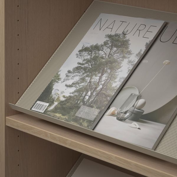 Стеллаж с наклонной полкой, дубовый шпон, беленый/бежевый 40x28x202 см IKEA BILLY БИЛЛИ / BOTTNA БОТТНА 192.846.16 - фото 3