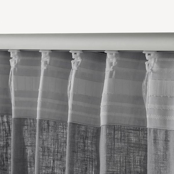 Гардины, 1 пара, темно-серый 145x300 см IKEA AINA АЙНА 703.705.78 - фото 4