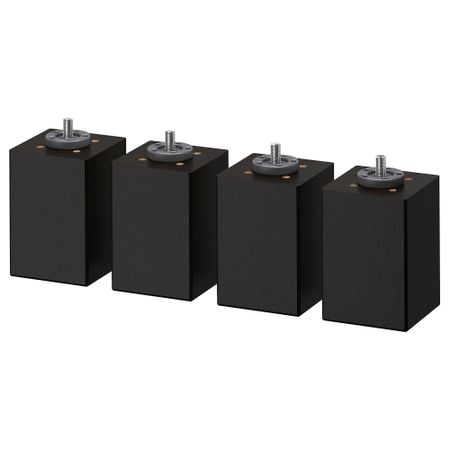 Ножка, черная морилка, 10 см IKEA BRENNÅSEN 202.996.88