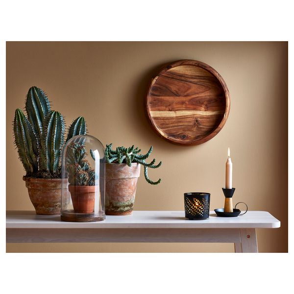 Миска САКЛИГ, коричневый (36 см) - схема-чертеж с размерами