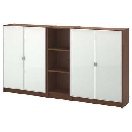Стеллаж, коричневый ясеневый шпон 200x30x106 см IKEA BILLY БИЛЛИ / MORLIDEN МОРЛИДЕН 892.439.72