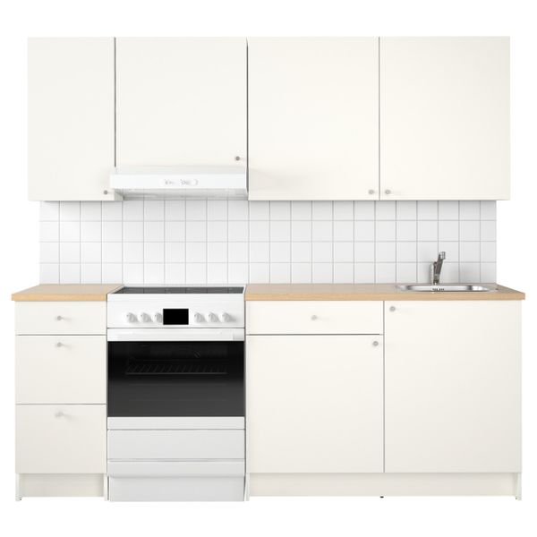 Кухня, белый 220x61x220 см IKEA KNOXHULT КНОКСХУЛЬТ 691.841.86 - фото 2