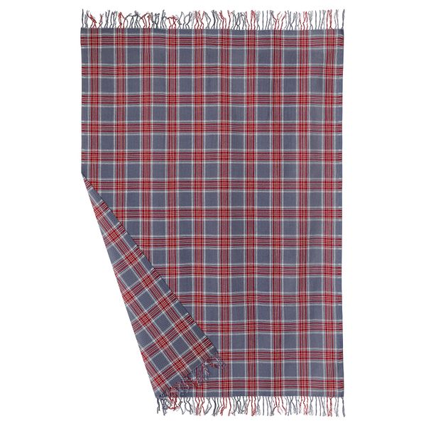 Плед АННАМИА, клетка, серый (140x205 см) - фото 4