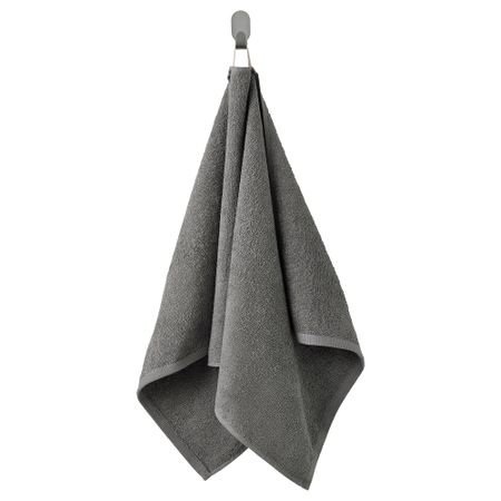 Полотенце, 50x100 см, серый IKEA DIMFORSEN ДИМФОРСЕН 205.128.77
