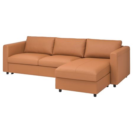 3-местный диван-кровать с козеткой, Гранн/Бумстад золотисто-коричневый IKEA VIMLE ВИМЛЕ 194.773.61