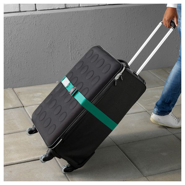 Ремень багажный ВИНТЕР 2017, зеленый - схема-чертеж с размерами