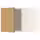 METOD Верхний шкаф - белый/Sinarp дубовый шпон 40x40 см