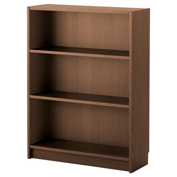 Стеллаж, 80x28x106 см, коричневый ясеневый шпон IKEA BILLY БИЛЛИ 703.233.51 - фото 1