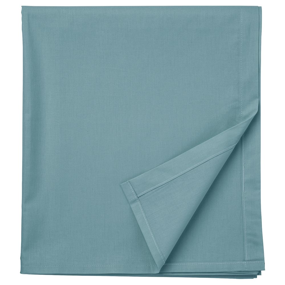 Простыня, голубой 150x260 см IKEA DVALA ДВАЛА 405.017.07 - фото 1