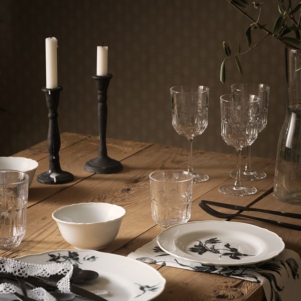 Блюдо, белый/с рисунком 44x30 см IKEA UPPLAGA УППЛАГА 004.737.68 - схема-чертеж с размерами