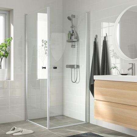 Душевой уголок с 2 дверями 86x86x202 см IKEA OPPEJEN ОППЕЙЕН 594.357.60