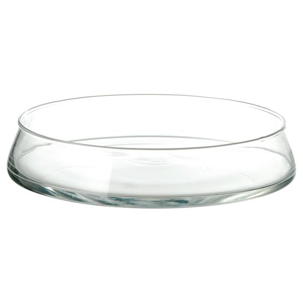 Миска, прозрачное стекло, 26 см IKEA ТИДВАТТЕН 103.507.76 - фото 1