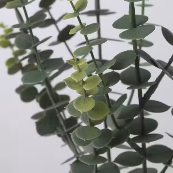 SMYCKA Искусственный листок - д/дома/улицы/трава букет 40 см - схема-чертеж с размерами