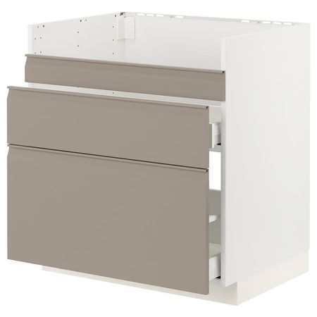 METOD / MAXIMERA Напол шк д/мойки ХАВСЕН/3фасада/2ящ