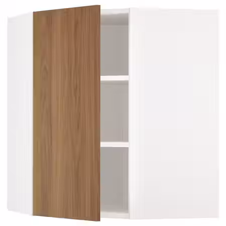 METOD Угловой навесной шкаф с полками