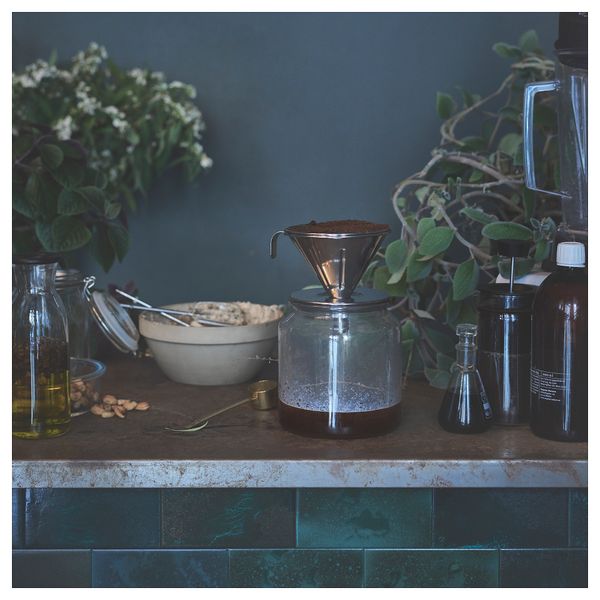 Металлический фильтр для кофе,3 предмета, нержавеющая сталь IKEA ÖVERST 903.602.34 - фото 7