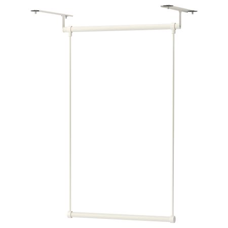 Платяная штанга для каркаса ЛЭТТХЕТ, белый