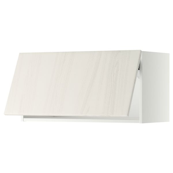 Горизонтальный навесной шкаф МЕТОД, белый, Росдаль белый - схема-чертеж с размерами