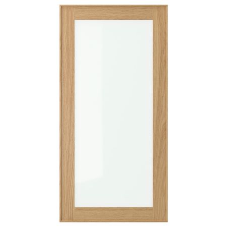 Стеклянная дверь, дуб 40x80 см IKEA EKESTAD ЭКЕСТАД 503.671.19