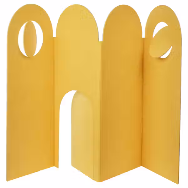 GREJSIMOJS ГРЕЙСИМОЙС Ширма - желтый/серый 190x120 см - фото 1