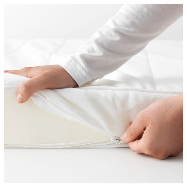 Матрас для детской кроватки ВИССА СКЁНТ, белый (60x120 см) - схема-чертеж с размерами