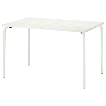 Садовый стол ВЭДДО, белый (116x74 см)