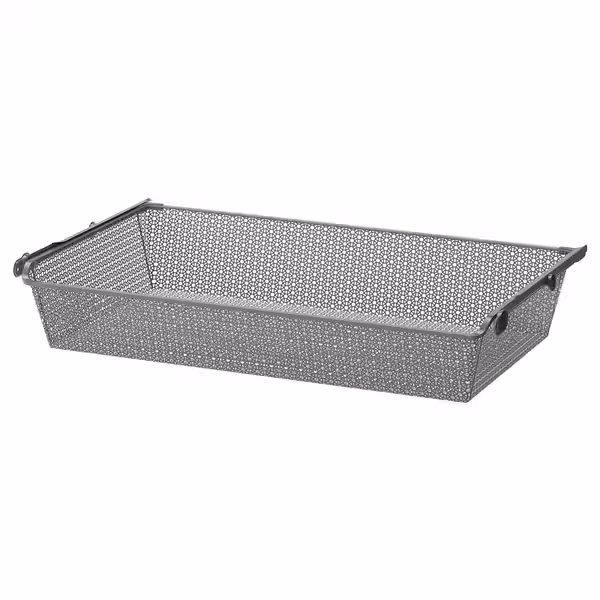 KOMPLEMENT Металлич. корзина с направляющими - темно-серый 100x58 см - фото 1