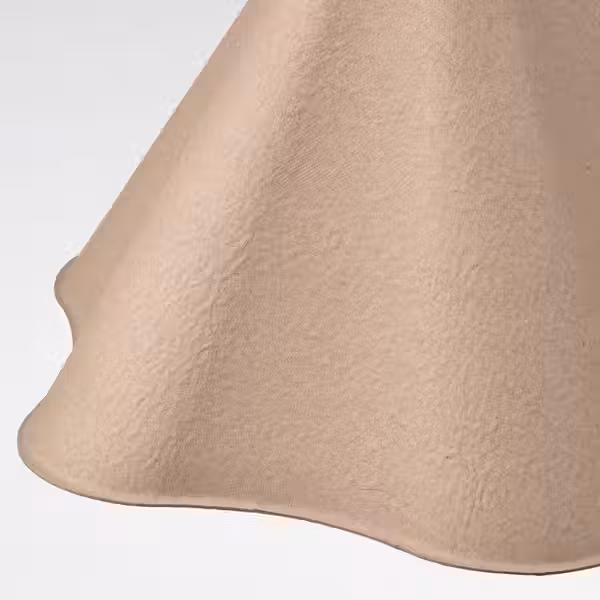 ZEBRASÄV ЗЕБРАСЭВ Подвесной светильник - коричневый/бумага 35 см - схема-чертеж с размерами