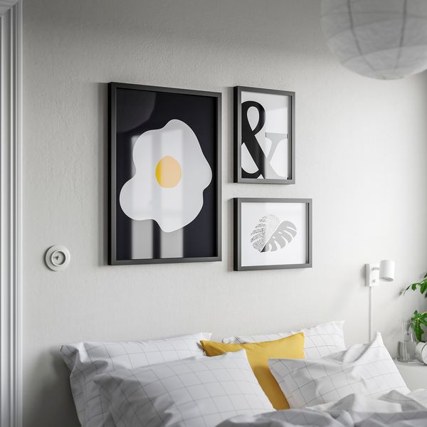 Рама с постером, Солнечно-желтый, 50x70 см IKEA RÖDALM 705.949.22 - фото 2