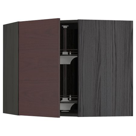 Угловой навесного шкаф с вращающейся секцией, 68x60 cm IKEA METOD МЕТОД 693.354.73