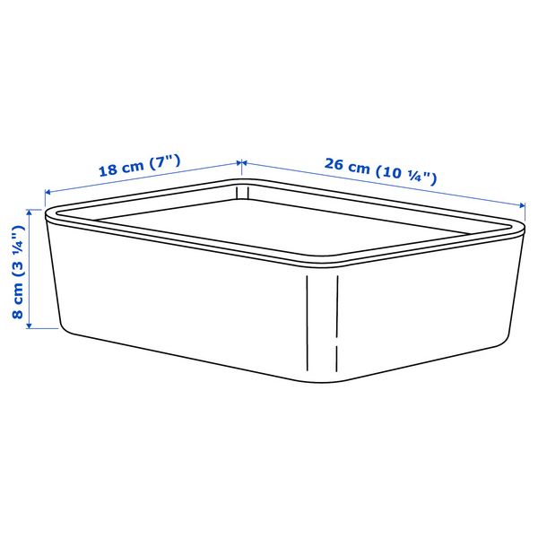 IKEA, дополнительный ракурс - схема-чертеж с размерами