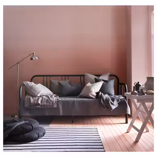 FYRESDAL Каркас кровати-кушетки - чёрный 80x200 см - фото 4