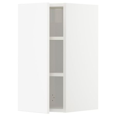 Шкаф навесной с полкой, белый/Веддинге белый 30x60 см IKEA METOD МЕТОД 992.876.06