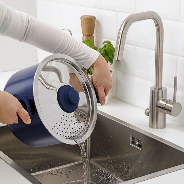 Набор кухонной посуды, 6 предм., синий IKEA HEMLAGAD ХЕМЛАГАД 204.628.77 - фото 2