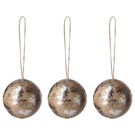 Украшение, шар ВИНТЕР 2016, естественный, серебристый (7 см)