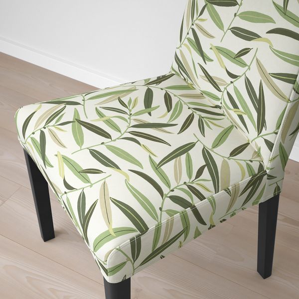 Стул, черный/Фогельфорс разноцветный IKEA BERGMUND БЕРГМУНД 193.880.96 - схема-чертеж с размерами