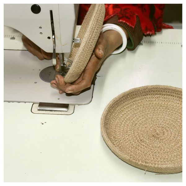 Набор корзин, 2 штуки, желтый джут IKEA MÄVINN 005.877.60 - фото 6