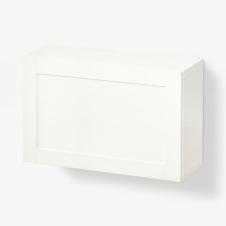 BESTÅ Комбинация настенных шкафов - белый/Hanviken белый 60x22x38 см