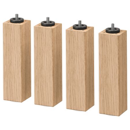 Ножка, дуб, 20 см IKEA BURFJORD 202.996.93