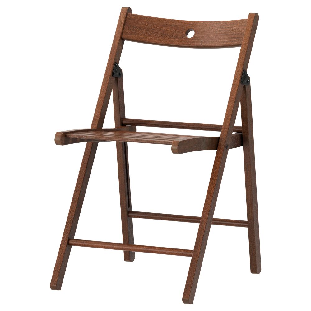 Стул складной ТЕРЬЕ, коричневый - фото 1