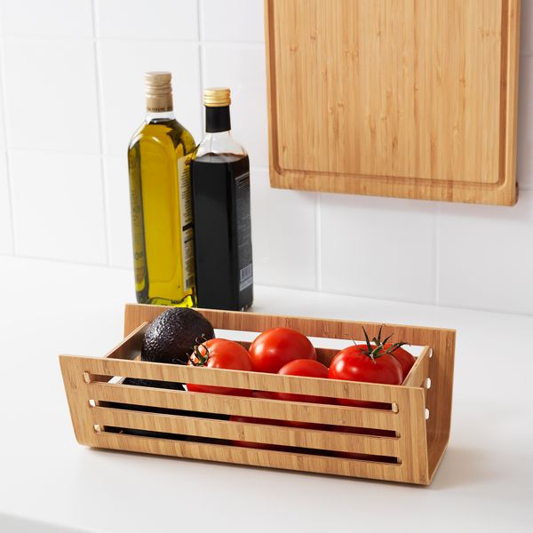 Корзина, 32x15x11 см, бамбук IKEA RIMFORSA РИМФОРСА 402.820.69 - схема-чертеж с размерами